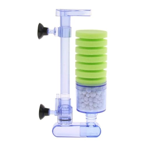 MiOYOOW Aquariumpumpenfilter, luftbetriebener Schwammfilter, tauchfähiger Schaumstoff-Filter, für Fischfische, Aquarien MiOYOOW Aquariumpumpenfilter, luftbetriebener Schwammfilter, tauchfähiger Schaumstoff-Filter, für Fischfische, Aquarien von MiOYOOW