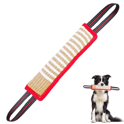 MiOYOOW Beisswurst für Hunde, 30cm Interaktives Hund Zerrspielzeug Robustes Trainingsspielzeug mit Reflektierenden Griffen zum Hunde Training, Tauziehen und Zerrspiele MiOYOOW Beisswurst für Hunde, 30cm Interaktives Hund Zerrspielzeug Robustes Trainingsspielzeug mit Reflektierenden Griffen zum Hunde Training, Tauziehen und Zerrspiele von MiOYOOW