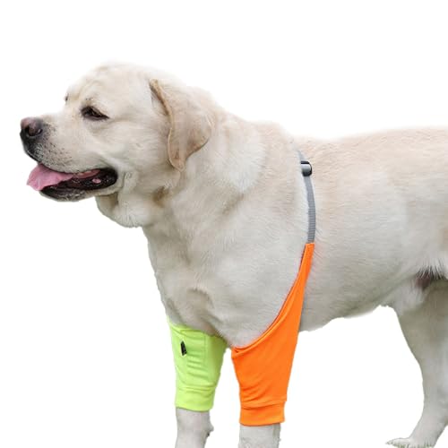 MiOYOOW Dog Sleeve Protect, Stop Licking Dog Elbow Joint Support Dog Front Legs Elbow Pads with Adjustable Buckle for Small Medium Large Dogs MiOYOOW Dog Sleeve Protect, Stop Licking Dog Elbow Joint Support Dog Front Legs Elbow Pads with Adjustable Buckle for Small Medium Large Dogs von MiOYOOW