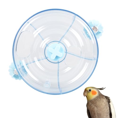 MiOYOOW Drehbar Papageien Spielzeug, Vögel Futtersuche Rotierender Spielzeug Dekoratives Vogelkäfig Zubehör für Kleine und Mittelgroße Sittiche, Wellensittiche Nymphensittiche Unzertrennliche von MiOYOOW