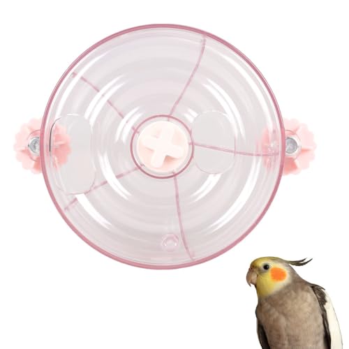 MiOYOOW Drehbar Papageien Spielzeug, Vögel Futtersuche Rotierender Spielzeug Dekoratives Vogelkäfig Zubehör für Kleine und Mittelgroße Sittiche, Wellensittiche Nymphensittiche Unzertrennliche von MiOYOOW