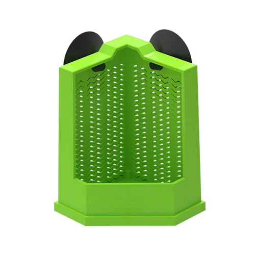 MiOYOOW Futternapf für Reptilien, Futterspender für Reptilien mit Fluchtschutz, Reptile Feeding Dish mit Saugnäpfen für Eidechsen, Bartagamen, Frösche, Schlangen von MiOYOOW