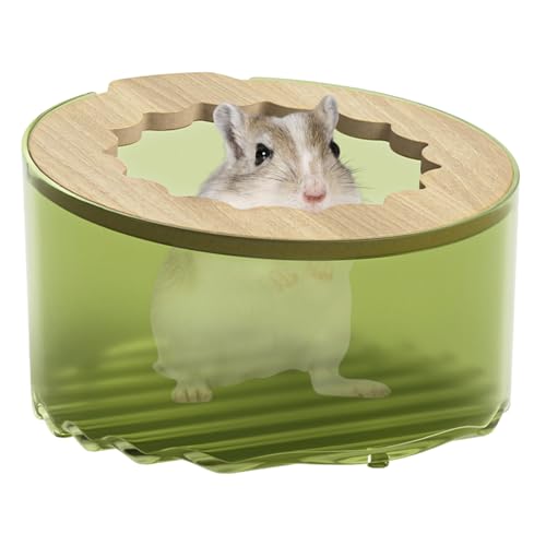 MiOYOOW Hamster Toilette, Sandbadebox für Hamsterkäfig, Auslaufsicherer Sandbadbehälter für Rennmäuse, Stabiles Kleines Haustierbadezimmer für Meerschweinchen, Chinchillas, Bartagamen, Reptilien MiOYOOW Hamster Toilette, Sandbadebox für Hamsterkäfig, Auslaufsicherer Sandbadbehälter für Rennmäuse, Stabiles Kleines Haustierbadezimmer für Meerschweinchen, Chinchillas, Bartagamen, Reptilien von MiOYOOW