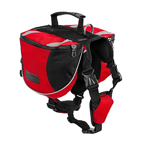 MiOYOOW Hunde-Pack, 600D Oxford-Tuch, reflektierend, verstellbar, für Outdoor-Sport, Reisen, Camping, Laufen, Wandern von MiOYOOW
