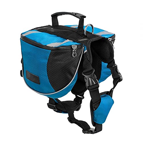 MiOYOOW Hunde-Pack, 600D Oxford-Tuch, reflektierend, verstellbar, für Outdoor-Sport, Reisen, Camping, Laufen, Wandern von MiOYOOW