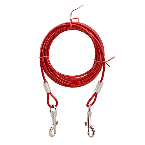 Hundeleine, Haustier Tie Out Cables Trainings-Halteschnur für bis Hunde bis zu 80 kg von MiOYOOW