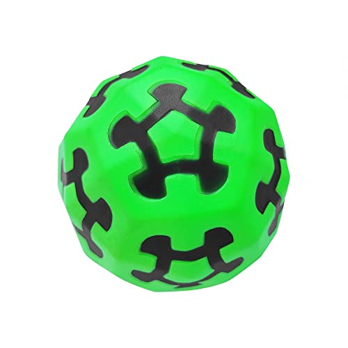 MiOYOOW Hundespielzeugball schwimmfähiges Gummi Haustierspielzeug quietschende Gummi Hundebälle Zahnreinigungsspielzeug für kleine mittelgroße große Hunde von MiOYOOW