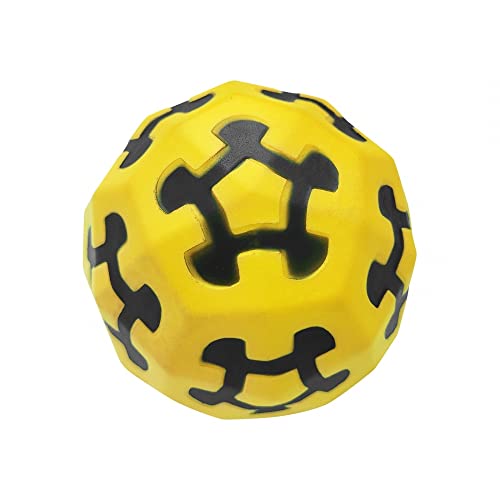 MiOYOOW Hundespielzeugball schwimmfähiges Gummi Haustierspielzeug quietschende Gummi Hundebälle Zahnreinigungsspielzeug für kleine mittelgroße große Hunde von MiOYOOW