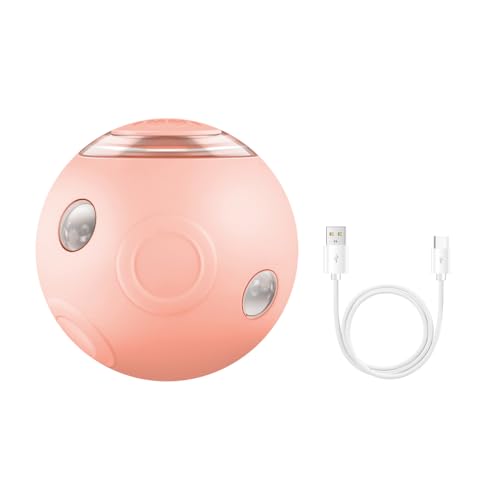 MiOYOOW Interaktives Katzenspielzeug, 360° Selbstdrehender Haustierball, Wiederaufladbarer Katzenball mit Buntem LED Licht und 2 Modi für Katzen, Hunde, Kätzchen, Welpen MiOYOOW Interaktives Katzenspielzeug, 360° Selbstdrehender Haustierball, Wiederaufladbarer Katzenball mit Buntem LED Licht und 2 Modi für Katzen, Hunde, Kätzchen, Welpen von MiOYOOW