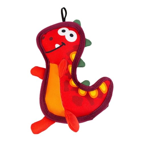 MiOYOOW Knisterndes Hundespielzeug interaktives Quietschspielzeug für Hunde niedliches Dinosaurier Plüschspielzeug mit weichem Quietscher für kleine und mittelgroße Welpen MiOYOOW Knisterndes Hundespielzeug interaktives Quietschspielzeug für Hunde niedliches Dinosaurier Plüschspielzeug mit weichem Quietscher für kleine und mittelgroße Welpen von MiOYOOW