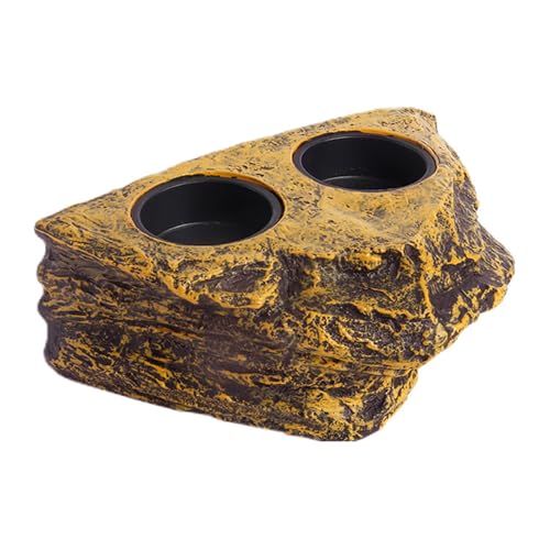 MiOYOOW Magnetische Reptilien Futterleiste, Futternapf Terrarien, Gecko Futterleiste mit Doppelnapf und 2 Futternäpfen für Frösche, Schildkröten, Eidechsen, Schlangen, Reptilien und Geckos MiOYOOW Magnetische Reptilien Futterleiste, Futternapf Terrarien, Gecko Futterleiste mit Doppelnapf und 2 Futternäpfen für Frösche, Schildkröten, Eidechsen, Schlangen, Reptilien und Geckos von MiOYOOW
