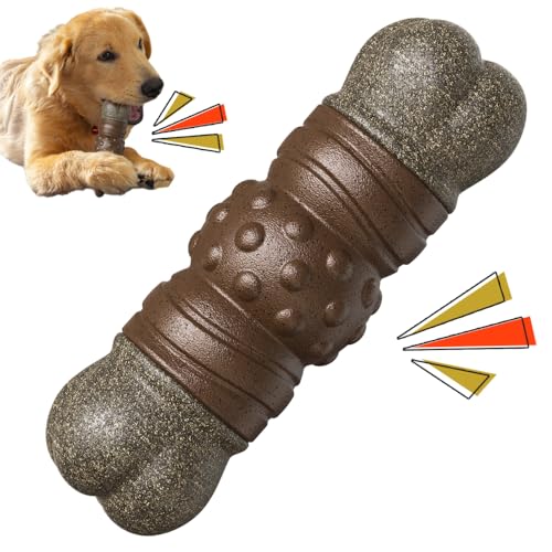 MiOYOOW Quietschend Hunde Spielzeug, Kauspielzeug für Hunde, Zahnreinigungs Spielzeug, Beißspielzeug für Welpen Mittelgroße und Große Hunde Zähne Reinigen und Zahnfleisch Massieren MiOYOOW Quietschend Hunde Spielzeug, Kauspielzeug für Hunde, Zahnreinigungs Spielzeug, Beißspielzeug für Welpen Mittelgroße und Große Hunde Zähne Reinigen und Zahnfleisch Massieren von MiOYOOW