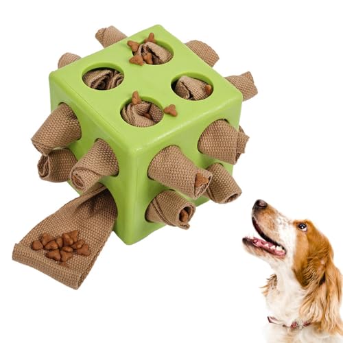 MiOYOOW Schnüffelball Spielzeug für Hunde, Bereicherung Puzzlespielzeug, Kaubälle aus TPR Gummi mit Stoffstreifen, in Denen Sich Futter Verstecken Lässt für Kleine, Mittelgroße und Große Hunde MiOYOOW Schnüffelball Spielzeug für Hunde, Bereicherung Puzzlespielzeug, Kaubälle aus TPR Gummi mit Stoffstreifen, in Denen Sich Futter Verstecken Lässt für Kleine, Mittelgroße und Große Hunde von MiOYOOW