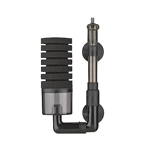 MiOYOOW Schwammfilter, Einziehbarer Aquariumfilter Einzel-/Doppelschwamm Tauchschaumfilter für Aquarium von MiOYOOW