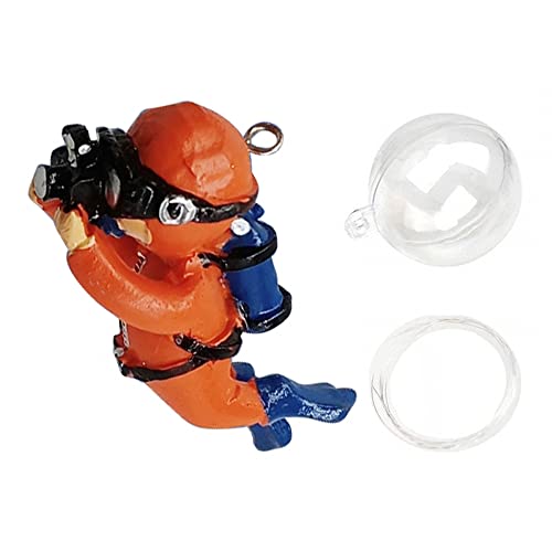 MiOYOOW Taucher Aquarium Dekorationsset,Umweltfreundlich Schwimmendes Aquarium Zubehör Handgefertigtes Aquarium Ornament für alle Arten von Aquarien MiOYOOW Taucher Aquarium Dekorationsset,Umweltfreundlich Schwimmendes Aquarium Zubehör Handgefertigtes Aquarium Ornament für alle Arten von Aquarien von MiOYOOW