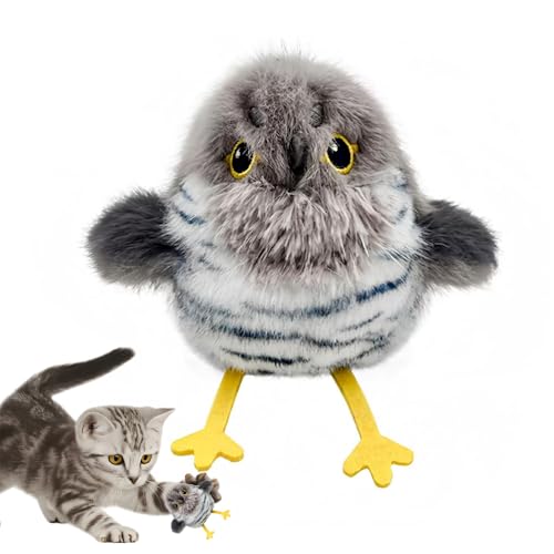 MiOYOOW Vogel Katzenspielzeug, Zwitscherndes, Elektrisches Vogelspielzeug, 3 Modi, USB-Aufladung, Automatisches Katzenspielzeug für Hauskatzen und Kätzchen MiOYOOW Vogel Katzenspielzeug, Zwitscherndes, Elektrisches Vogelspielzeug, 3 Modi, USB-Aufladung, Automatisches Katzenspielzeug für Hauskatzen und Kätzchen von MiOYOOW