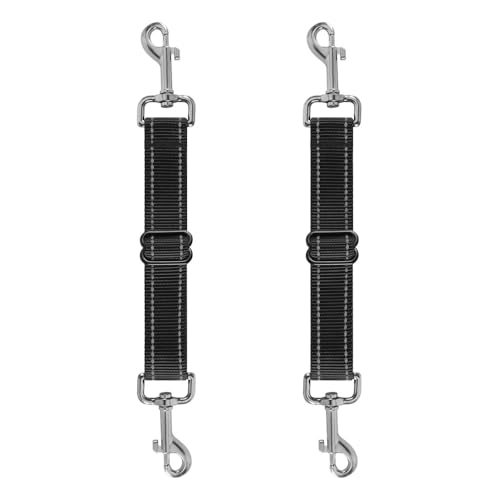 Sicherheitsclip für Hundehalsbänder, 2 Stück Hunde Sicherheitshalsbandclip, 360° Drehbar Doppelseitiger Sicherungsverschluss für Halsband und Hundeleine mit Reflektorstreifen Sicherheitsclip für Hundehalsbänder, 2 Stück Hunde Sicherheitshalsbandclip, 360° Drehbar Doppelseitiger Sicherungsverschluss für Halsband und Hundeleine mit Reflektorstreifen von MiOYOOW