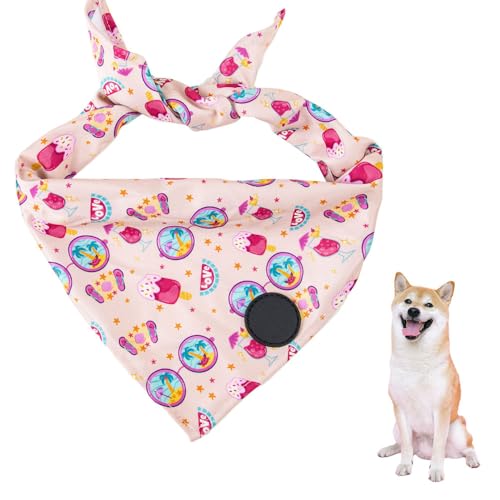 Sommer Hundehalstuch, Buntes Hunde Bandana Kopftücher, Wendbares Haustier Dreieckstuch für Kleine, Mittelgroße und Große Hunde Sommer Hundehalstuch, Buntes Hunde Bandana Kopftücher, Wendbares Haustier Dreieckstuch für Kleine, Mittelgroße und Große Hunde von MiOYOOW