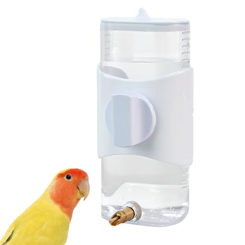 Vogel Wasserspender, 9,5 oz Automatischer Papageien Tränke Hängende Vogelkäfig Wasserflasche für Kleine und Mittelgroße Vögel, Wellensittiche Unzertrennliche Nymphensittiche Chinchillas Vogel Wasserspender, 9,5 oz Automatischer Papageien Tränke Hängende Vogelkäfig Wasserflasche für Kleine und Mittelgroße Vögel, Wellensittiche Unzertrennliche Nymphensittiche Chinchillas von MiOYOOW