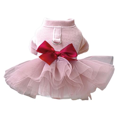 Miaelle Welpen Kleid Hund Kleid Hund Schleifen Kleid Hund Kleider Für Kleine Hunde Weihnachten Hund Prinzessin Kleid Für Hund Mädchen Hund Prinzessin Kleid von Miaelle