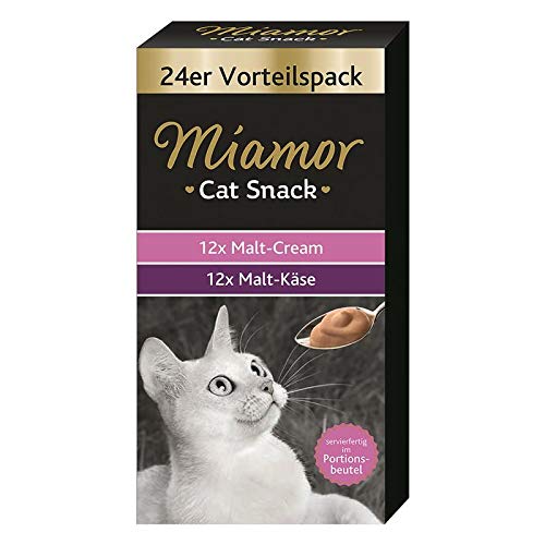 Miamor Cat Confect Malt-Cream Vorteilspack 24x15g - Sie erhalten 4 Packung/en; Packungsinhalt 0,36 Kg von Miamor