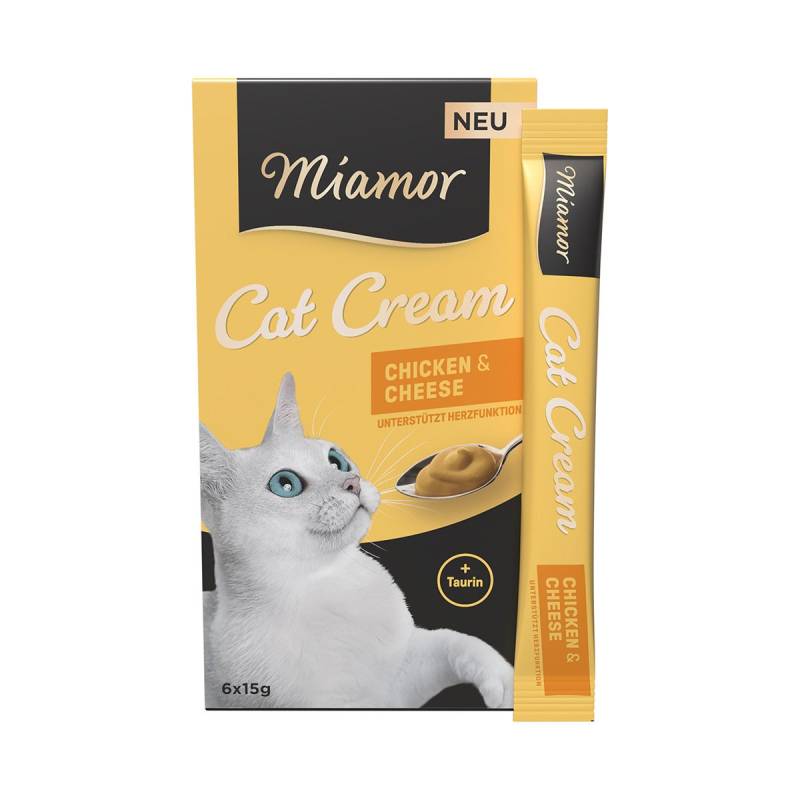 Miamor Cat Cream Chicken & Cheese 24x 15g von Miamor