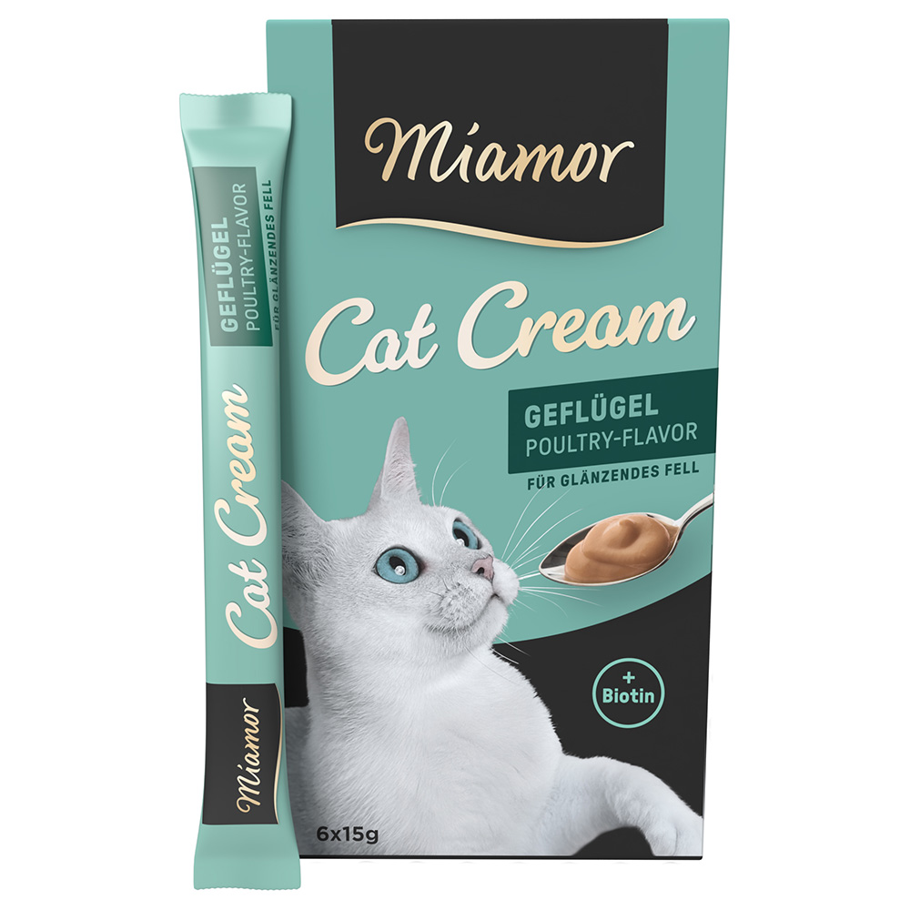 Miamor Cat Cream Geflügel-Cream - Sparpaket 24 x 15 g von Miamor