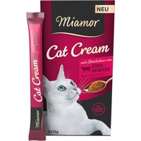 Miamor Cat Cream Rind + Gemüse - 55 x 15 g von Miamor