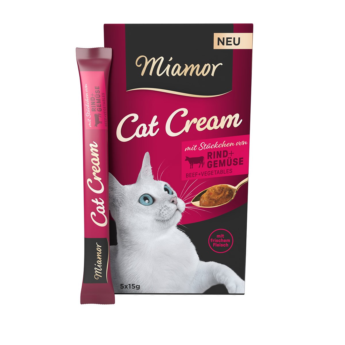 Miamor Cat Cream Rind + Gemüse 20x15g von Miamor