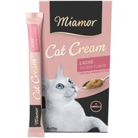 Miamor Cat Snack Lachs-Cream 11x6x15g von Miamor