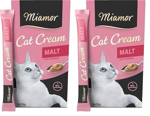 Miamor Cat Snack Malt-Cream 11x6x15g (Packung mit 2) von Miamor