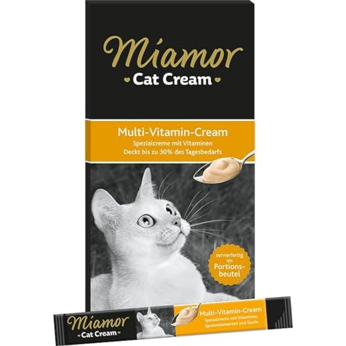 Miamor Cat Snack Multi-Vitamin-Cream 11x6x15g von Miamor