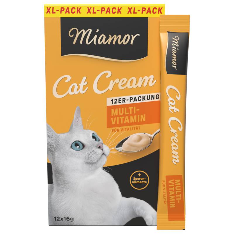 Miamor Cat Snack Multi-Vitamin Cream - Sparpaket: 24 x 16 g Miamor Cat Snack Multi-Vitamin Cream - Sparpaket: 24 x 16 g von Miamor