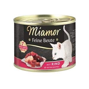 Miamor Dose Feine Beute Rind 185 g (Menge: 12 je Bestelleinheit) von Miamor