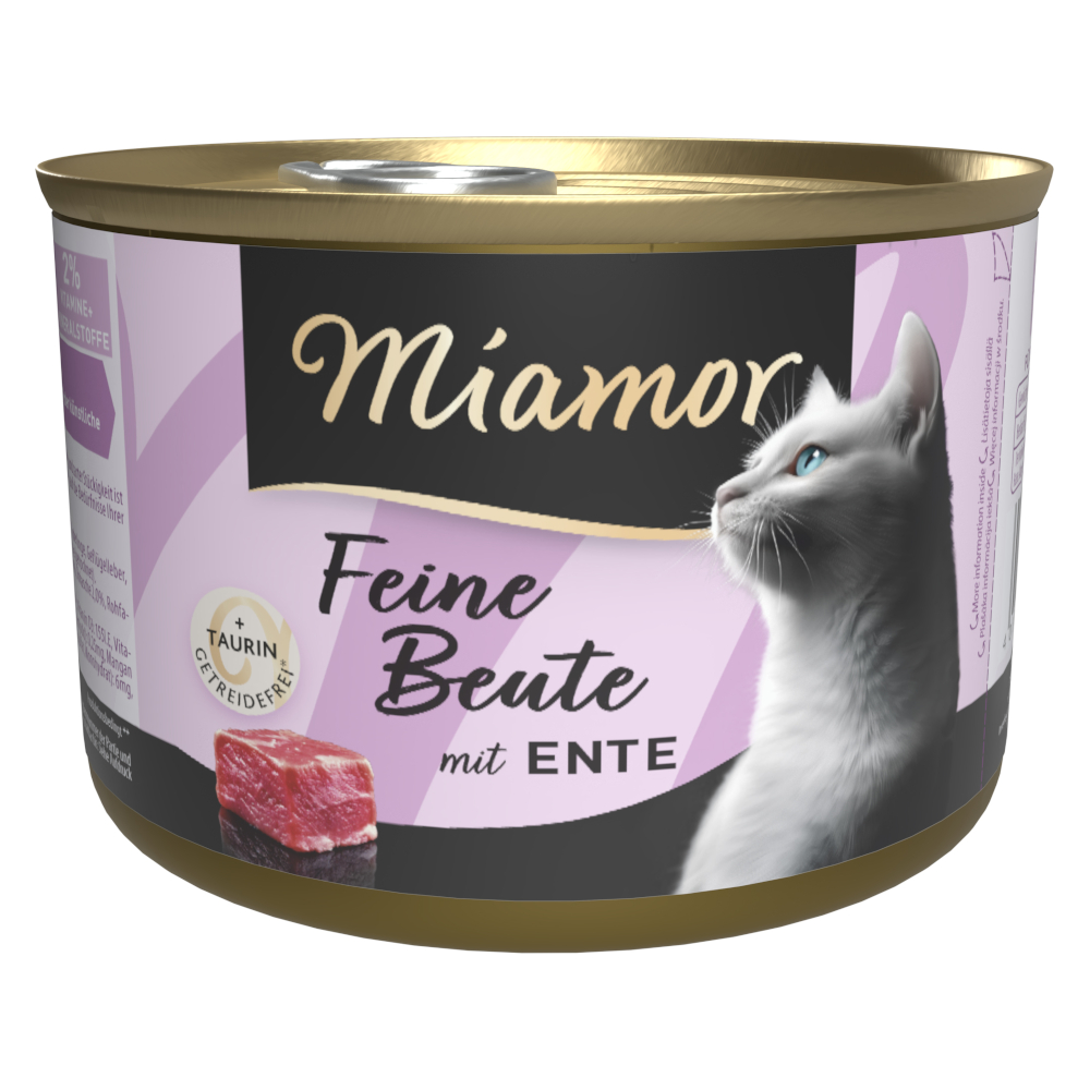 Miamor Feine Beute 12 x 185 g - Ente Miamor Feine Beute 12 x 185 g - Ente von Miamor