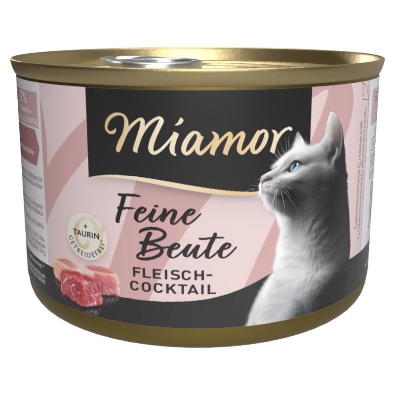 Miamor Feine Beute 12 x 185 g - Fleischcocktail von Miamor