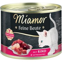 Miamor Feine Beute 12 x 185 g - Rind von Miamor