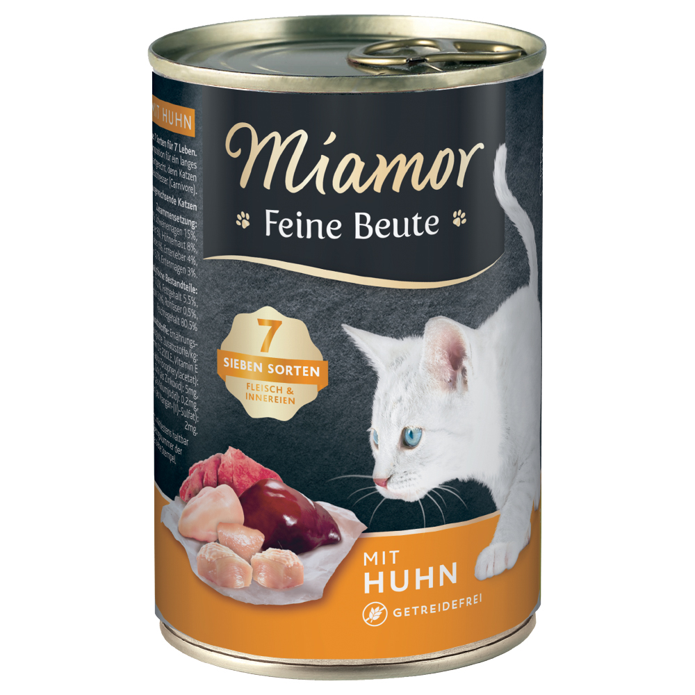 Miamor Feine Beute 12 x 400 g - Huhn von Miamor