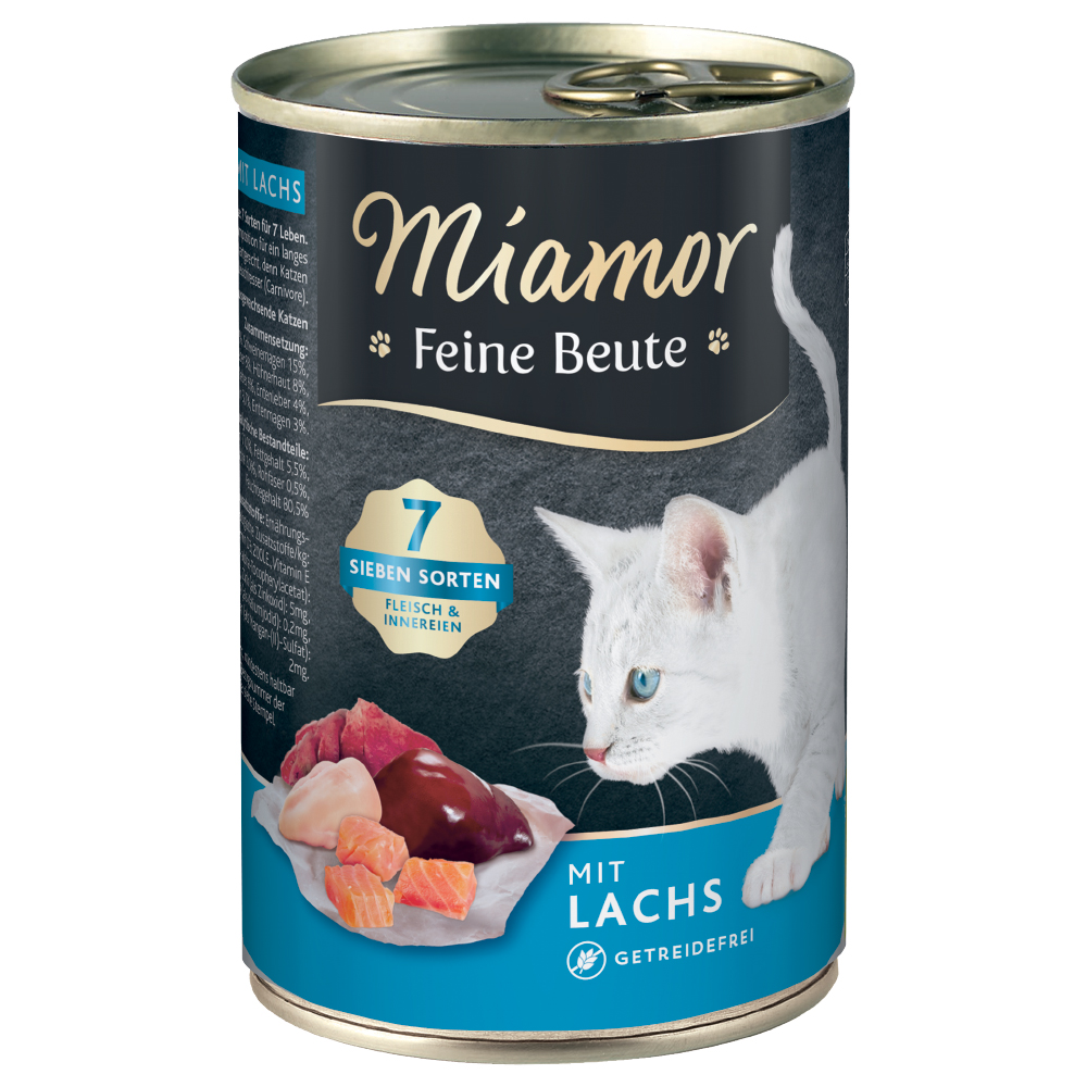 Miamor Feine Beute 12 x 400 g - Lachs von Miamor