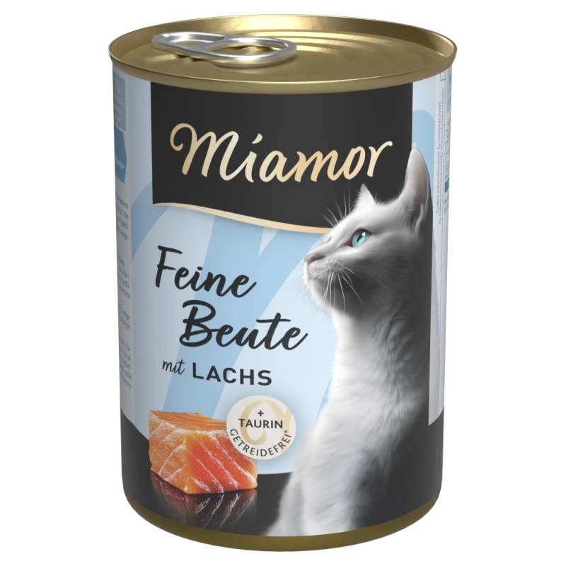 Miamor Feine Beute 12 x 400 g - Lachs von Miamor