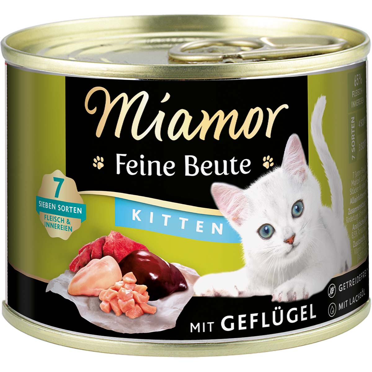 Miamor Feine Beute Kitten - Geflügel 12x185g von Miamor