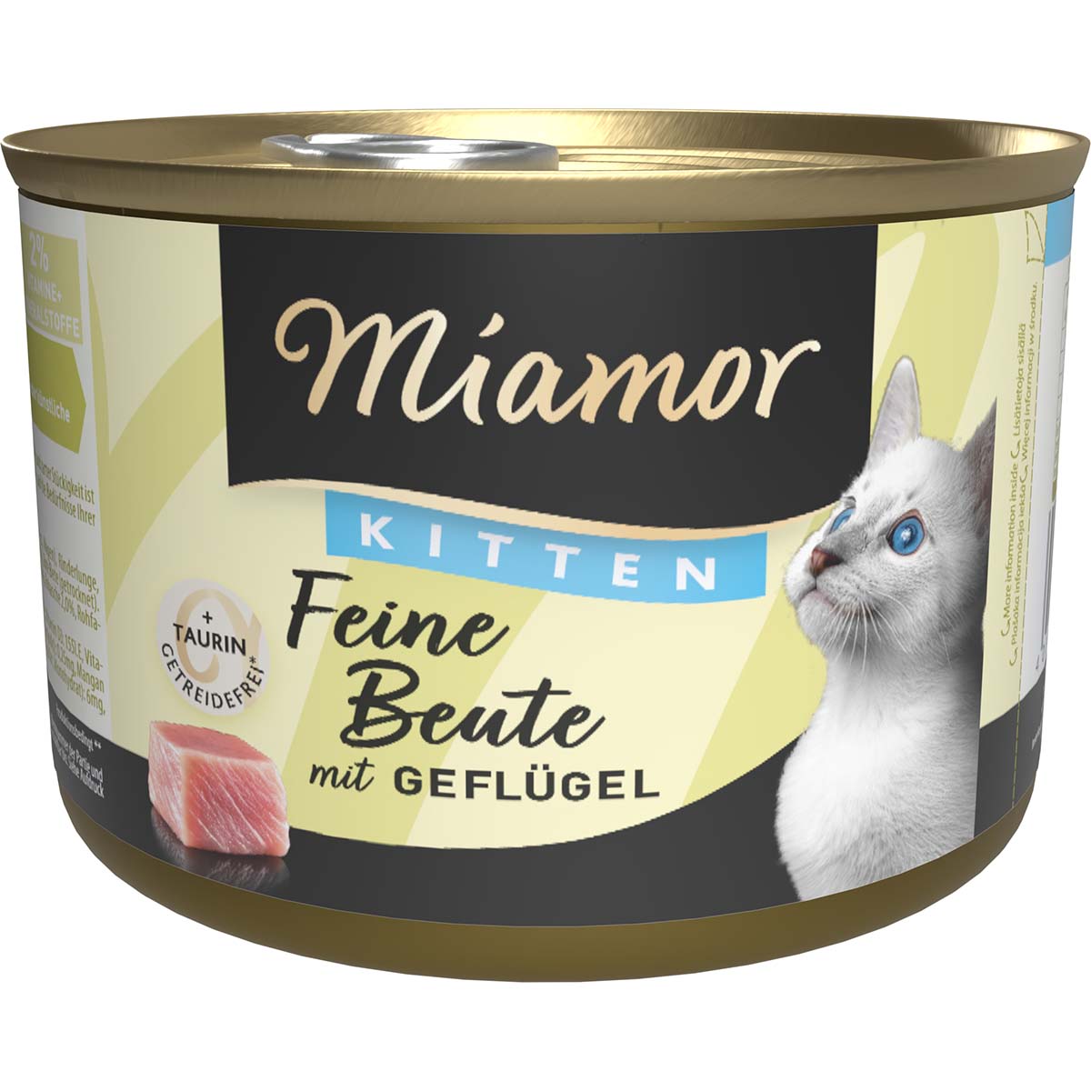 Miamor Feine Beute Kitten - Geflügel 12x185g von Miamor