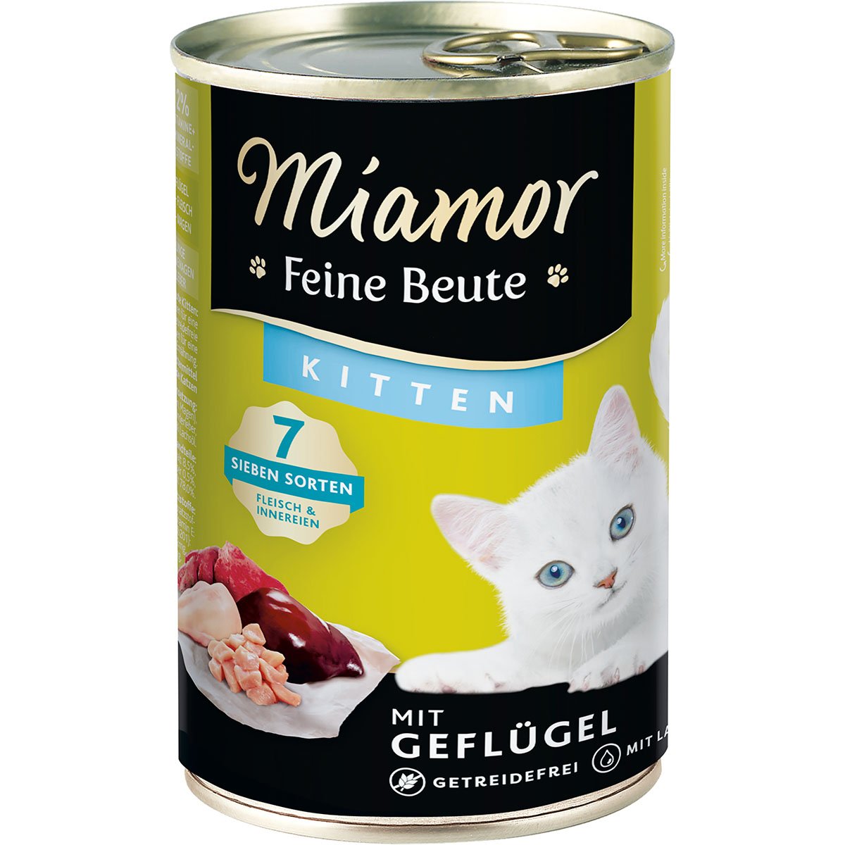 Miamor Feine Beute Kitten - Geflügel 12x400g von Miamor