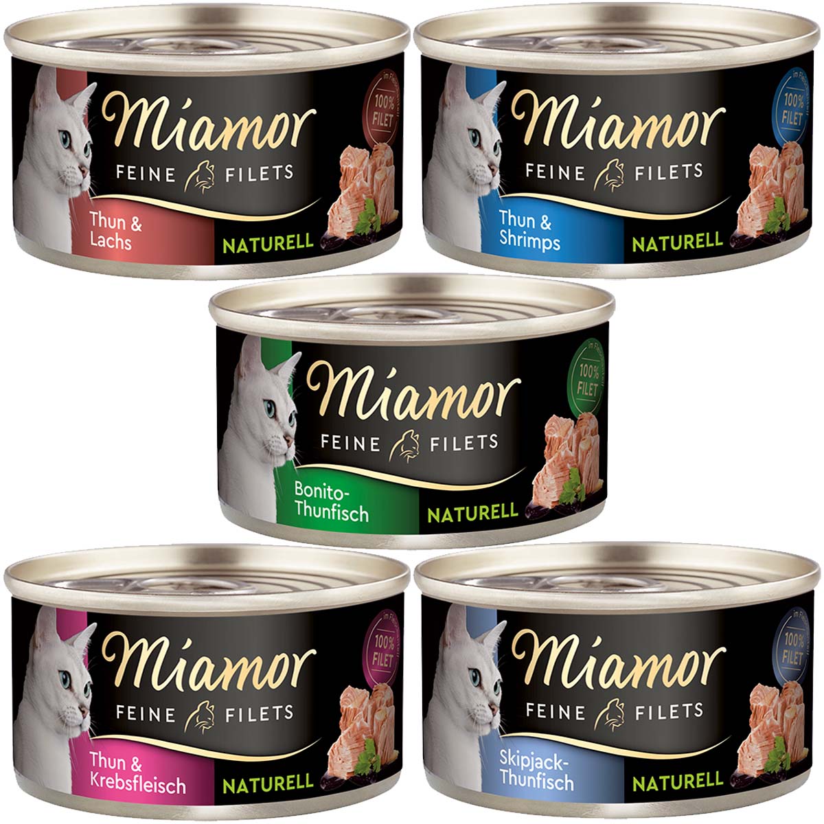 Miamor Feine Filets 120x80g Mixpaket von Miamor