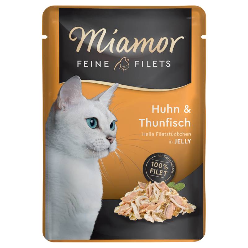 Miamor Feine Filets Pouch 6 x 100 g - Huhn & Thunfisch von Miamor