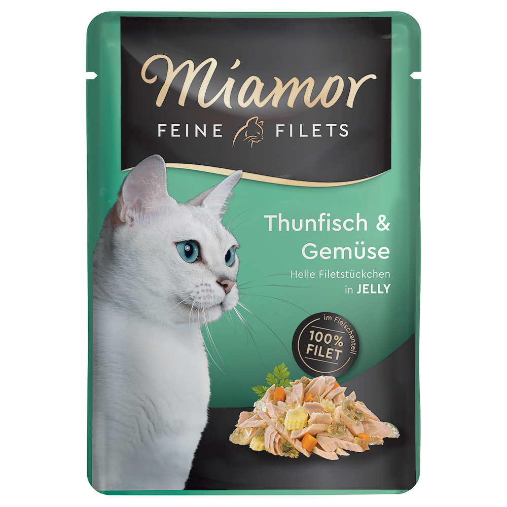 Miamor Feine Filets 6 x 100 g - Thunfisch & Gemüse von Miamor