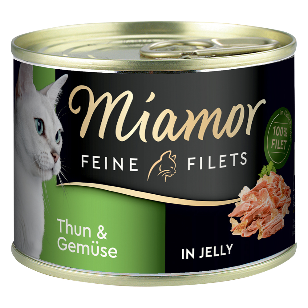 Miamor Feine Filets 6 x 185 g - Thunfisch & Gemüse von Miamor