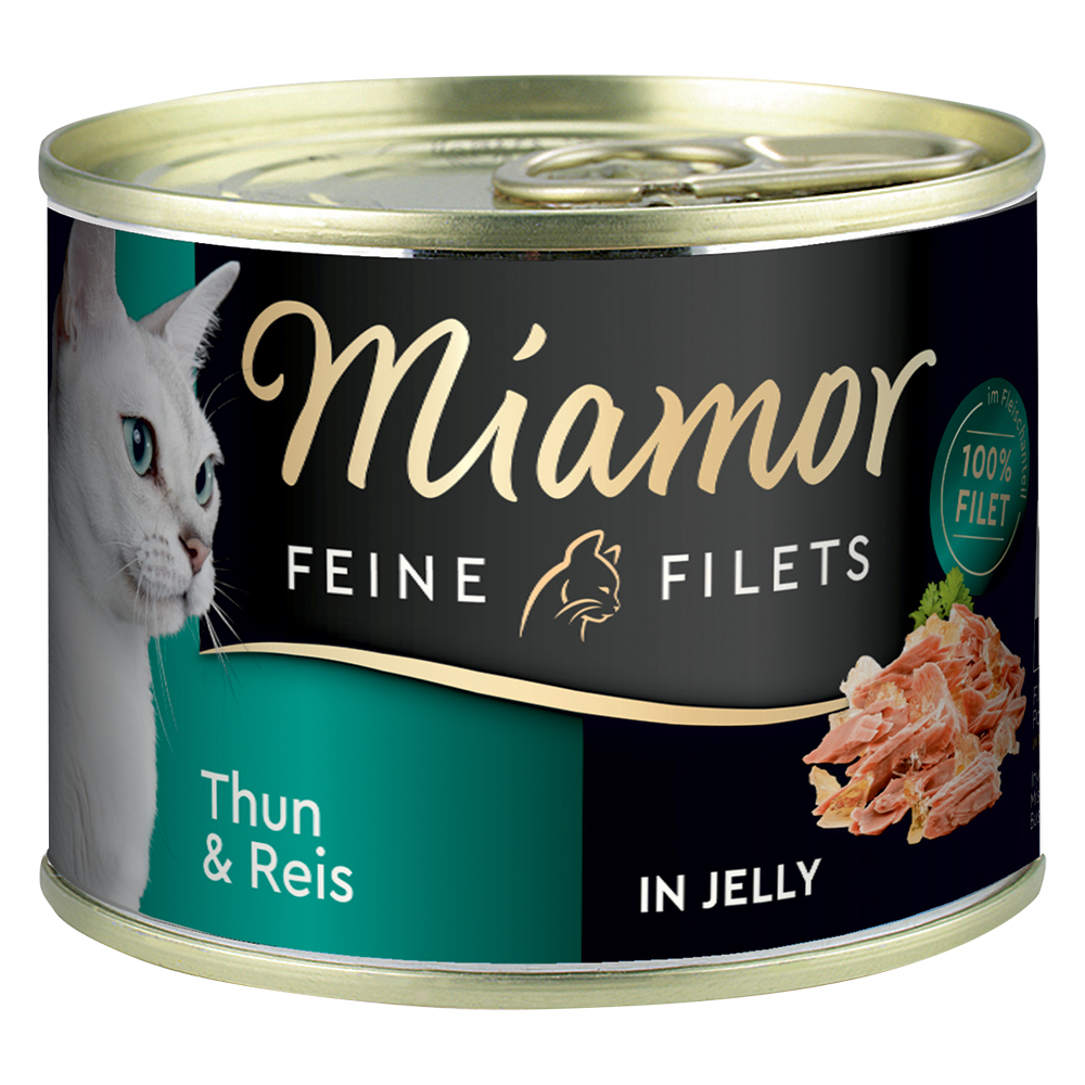Miamor Feine Filets 6 x 185 g - Thunfisch & Reis von Miamor