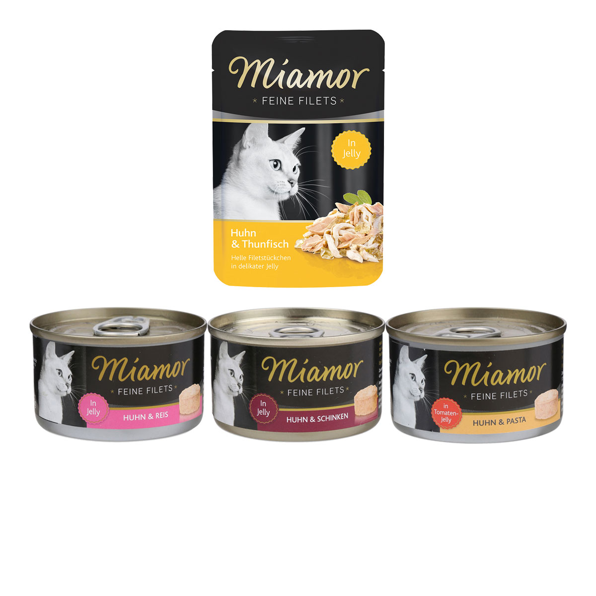 Miamor Feine Filets 96x100g Mixpaket Miamor Feine Filets 96x100g Mixpaket von Miamor