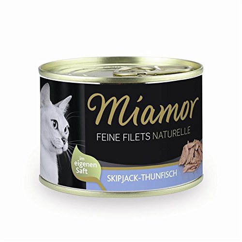 12 x Miamor Feine Filets Naturelle Skipjack-Thunfisch 156g Dose von Miamor